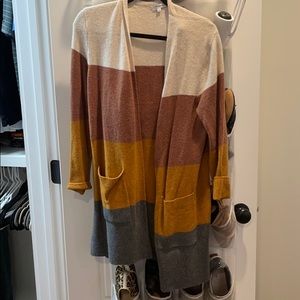 Madewell Striped Cardigan